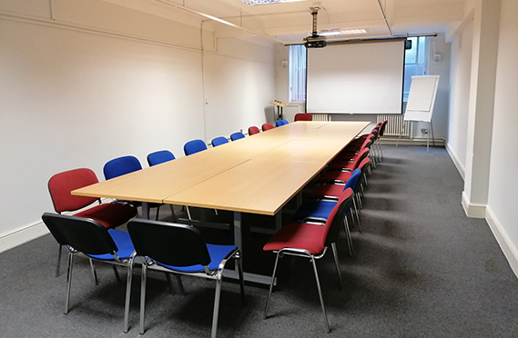 Bolton central library and museum meeting room